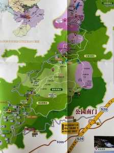 大围山旅游干线大围山线路图